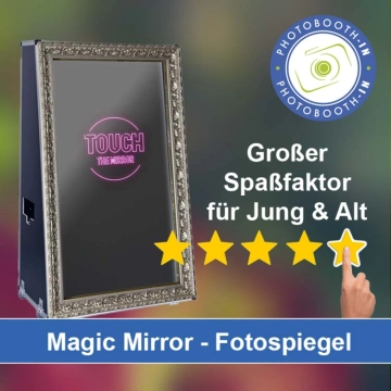 In Wangen im Allgäu einen Magic Mirror Fotospiegel mieten