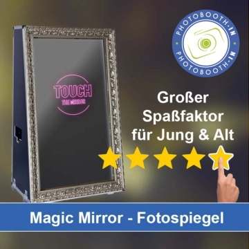 In Wangerland einen Magic Mirror Fotospiegel mieten