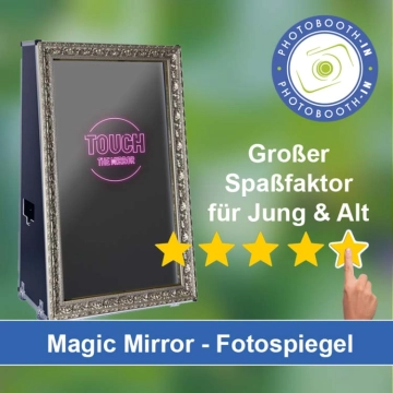 In Warburg einen Magic Mirror Fotospiegel mieten