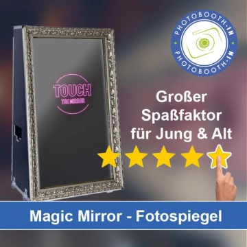 In Wartenberg (Oberbayern) einen Magic Mirror Fotospiegel mieten