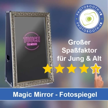 In Warthausen einen Magic Mirror Fotospiegel mieten