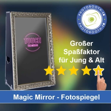 In Wasserburg (Bodensee) einen Magic Mirror Fotospiegel mieten