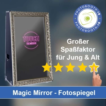 In Wassertrüdingen einen Magic Mirror Fotospiegel mieten