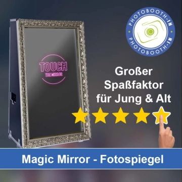 In Wegberg einen Magic Mirror Fotospiegel mieten