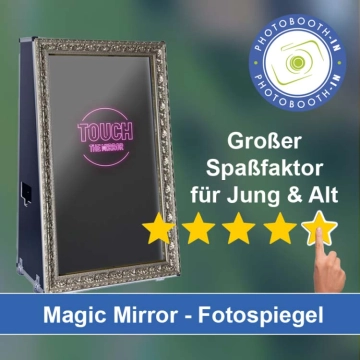 In Wehretal einen Magic Mirror Fotospiegel mieten