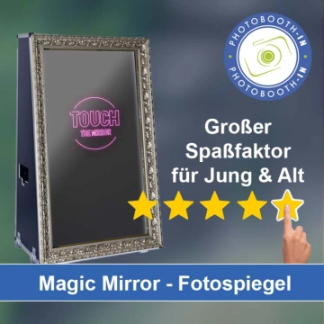 In Weiden in der Oberpfalz einen Magic Mirror Fotospiegel mieten