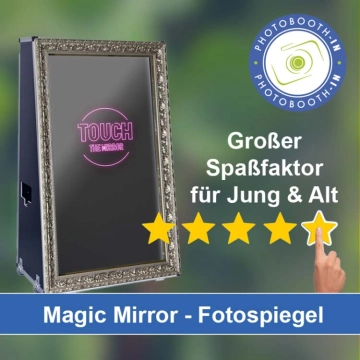 In Weil (Oberbayern) einen Magic Mirror Fotospiegel mieten