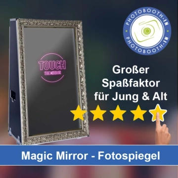 In Weilburg einen Magic Mirror Fotospiegel mieten