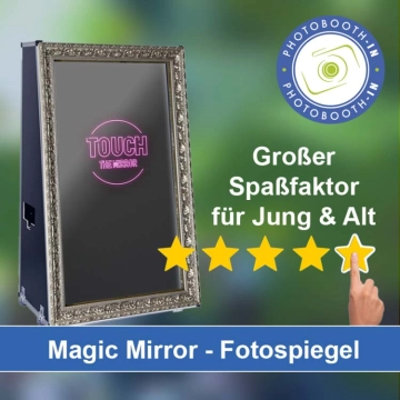In Weilerbach einen Magic Mirror Fotospiegel mieten