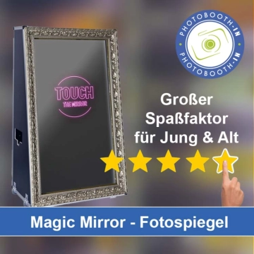 In Weilheim an der Teck einen Magic Mirror Fotospiegel mieten