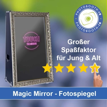 In Weilmünster einen Magic Mirror Fotospiegel mieten