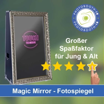 In Weilrod einen Magic Mirror Fotospiegel mieten