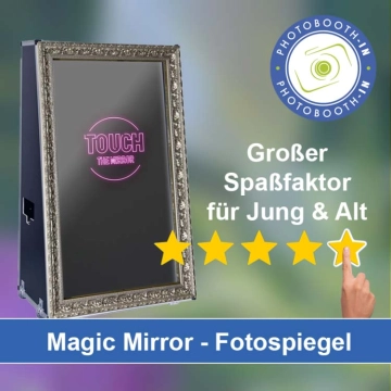 In Weimar einen Magic Mirror Fotospiegel mieten