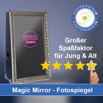 In Weingarten (Baden) einen Magic Mirror Fotospiegel mieten