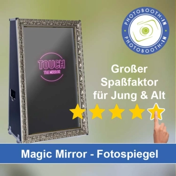In Weinheim (Bergstraße) einen Magic Mirror Fotospiegel mieten