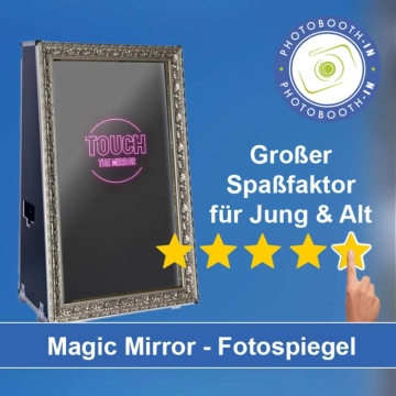 In Weischlitz einen Magic Mirror Fotospiegel mieten