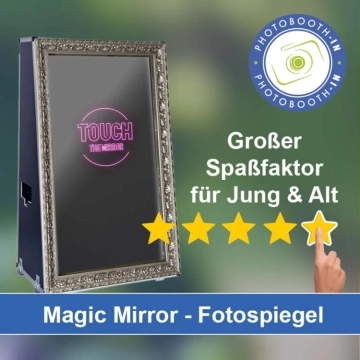 In Weisenheim am Sand einen Magic Mirror Fotospiegel mieten