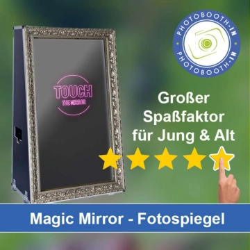 In Weiskirchen einen Magic Mirror Fotospiegel mieten