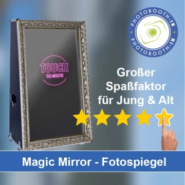 In Weissach einen Magic Mirror Fotospiegel mieten