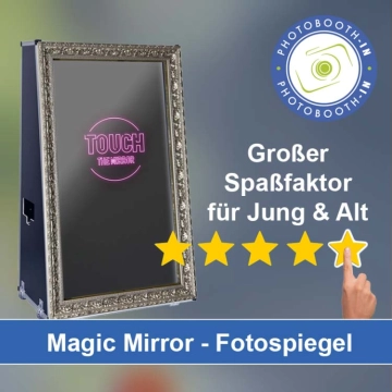 In Weißenberg einen Magic Mirror Fotospiegel mieten