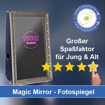 In Weißwasser-Oberlausitz einen Magic Mirror Fotospiegel mieten
