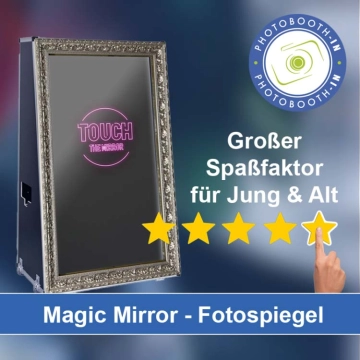 In Weiterstadt einen Magic Mirror Fotospiegel mieten