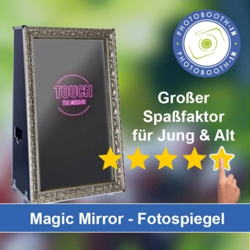 In Weitnau einen Magic Mirror Fotospiegel mieten