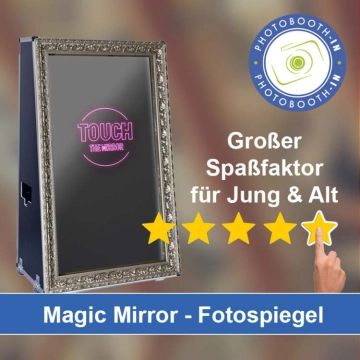 In Welzow einen Magic Mirror Fotospiegel mieten