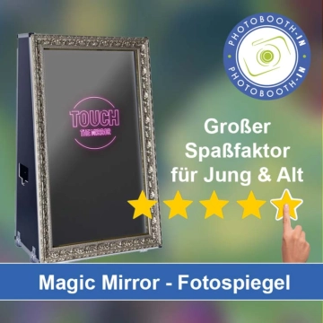 In Werlte einen Magic Mirror Fotospiegel mieten