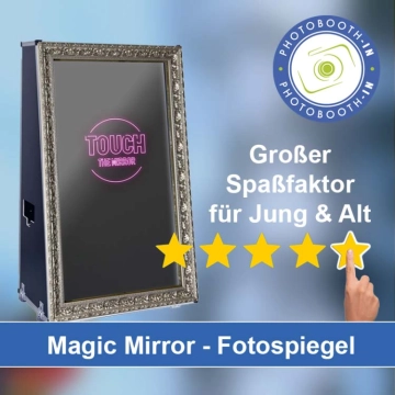 In Wertingen einen Magic Mirror Fotospiegel mieten