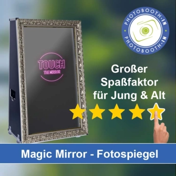 In Wesenberg-Mecklenburg einen Magic Mirror Fotospiegel mieten