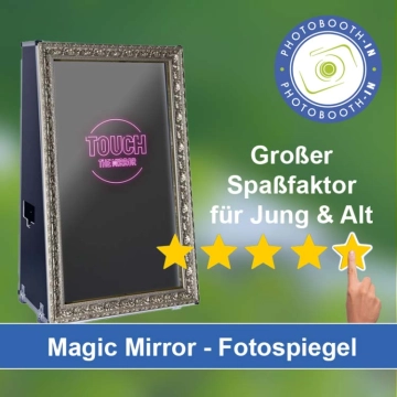 In Wesselburen einen Magic Mirror Fotospiegel mieten