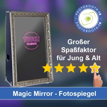 In Wiefelstede einen Magic Mirror Fotospiegel mieten