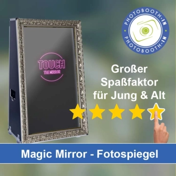 In Wiesau einen Magic Mirror Fotospiegel mieten