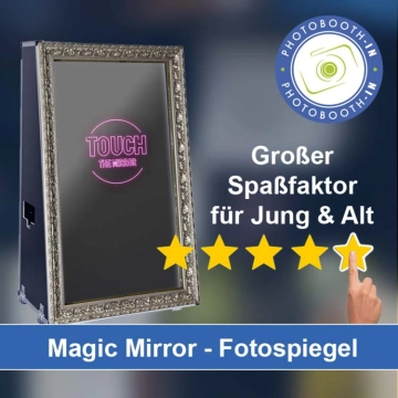 In Wiesbaden einen Magic Mirror Fotospiegel mieten
