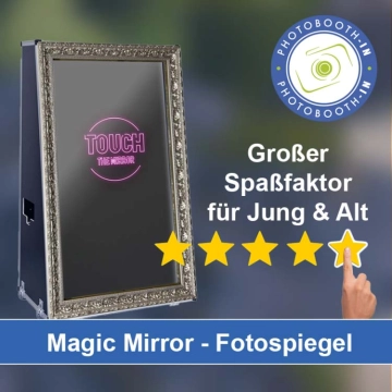 In Wiesenfelden einen Magic Mirror Fotospiegel mieten