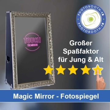 In Wiggensbach einen Magic Mirror Fotospiegel mieten