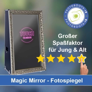 In Wilhelmsfeld einen Magic Mirror Fotospiegel mieten