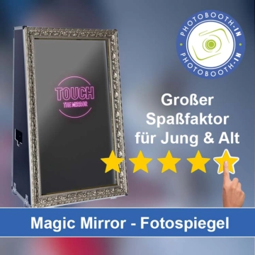 In Wilkau-Haßlau einen Magic Mirror Fotospiegel mieten