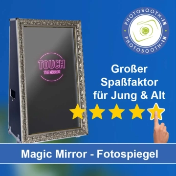 In Willingshausen einen Magic Mirror Fotospiegel mieten