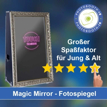 In Wilsdruff einen Magic Mirror Fotospiegel mieten