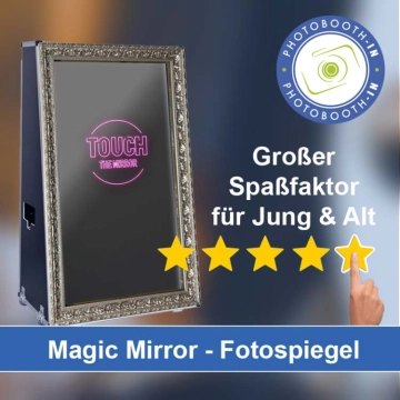 In Windach einen Magic Mirror Fotospiegel mieten