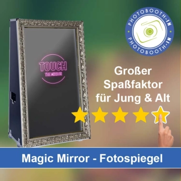 In Winhöring einen Magic Mirror Fotospiegel mieten