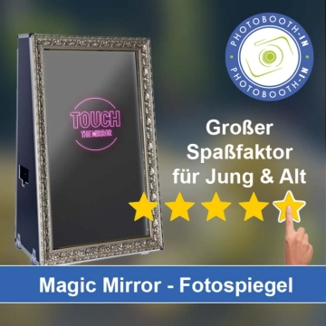 In Wirges einen Magic Mirror Fotospiegel mieten