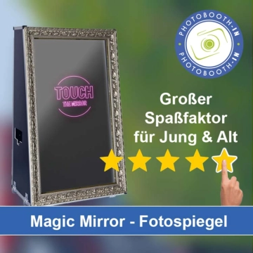 In Wittenberge einen Magic Mirror Fotospiegel mieten
