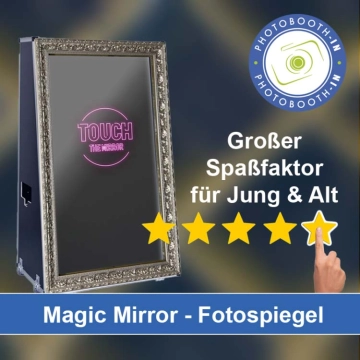 In Witzenhausen einen Magic Mirror Fotospiegel mieten