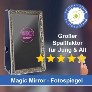 In Wölfersheim einen Magic Mirror Fotospiegel mieten