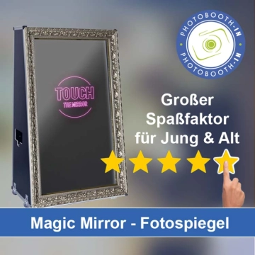 In Wöllstadt einen Magic Mirror Fotospiegel mieten