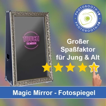 In Woldegk einen Magic Mirror Fotospiegel mieten