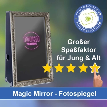 In Wolfratshausen einen Magic Mirror Fotospiegel mieten